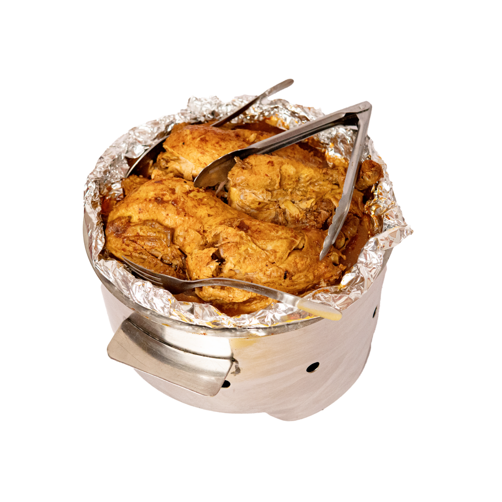 Pollo al carbón